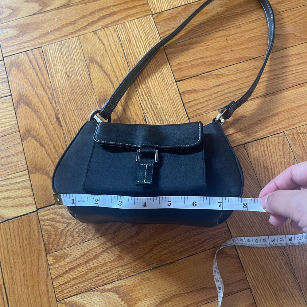 Vintage Y2K Frankie & Johnnie Black Mini Shoulder Bag - Picture 15 of 15